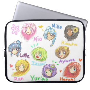 All Cute Chibi Muses Laptop Sleeve