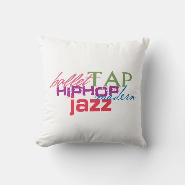 All Dances Throw Pillow (Front)