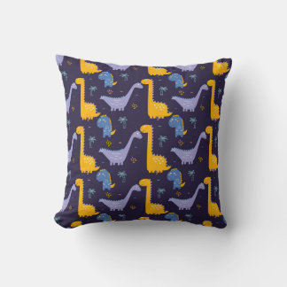 All Dinos Great and Small Throw Pillow