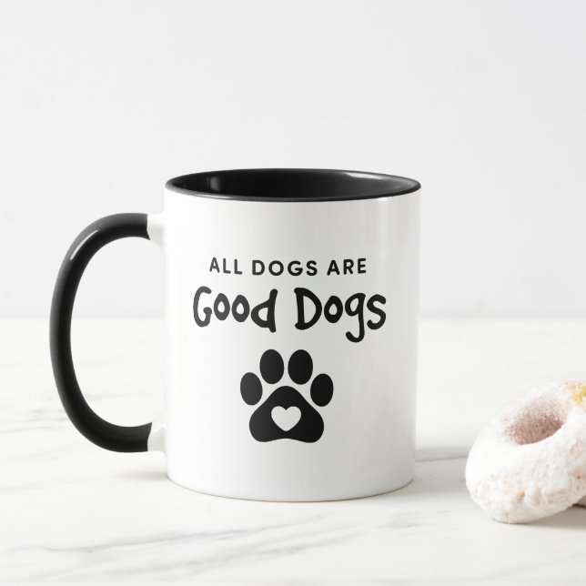 All Dogs Are Good Dogs Mug (With Donut)