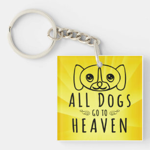 All Dogs Go to Heaven Keychain