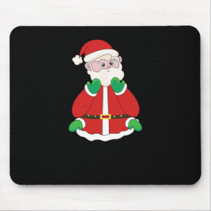 All Done Santa Christmas Sign Language Speech Teac Mouse Pad