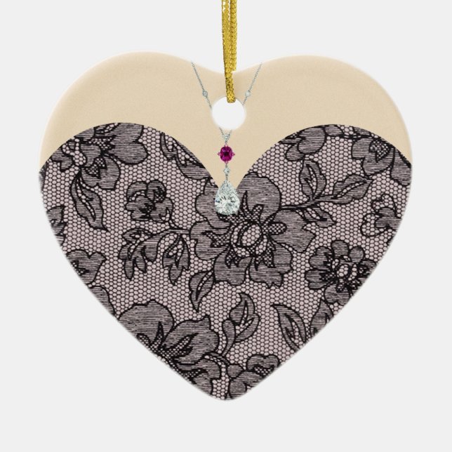 All Dressed Up 1 Ceramic Ornament (Front)