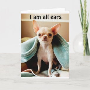 ALL EARS TO HEAR ABOUT YOUR  *PREGNANCY* CARD