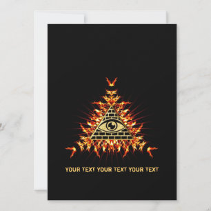 All eye of God, pyramid, foresight