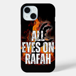 ALL EYES ON RAFAH - Rafah Gaza Palestine massacre  iPhone 15 Case