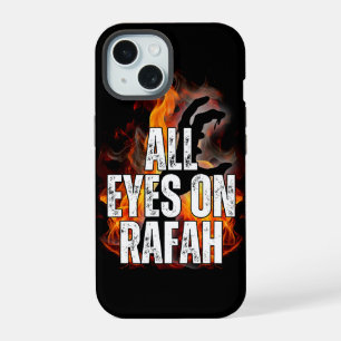 ALL EYES ON RAFAH - Rafah Gaza Palestine massacre iPhone 15 Case