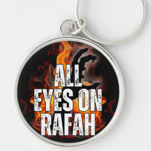 ALL EYES ON RAFAH - Rafah Gaza Palestine massacre Keychain