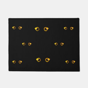 All Eyes On You Halloween Doormat