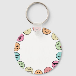 All Feelings Are Okay Autism Awarenes Keychain