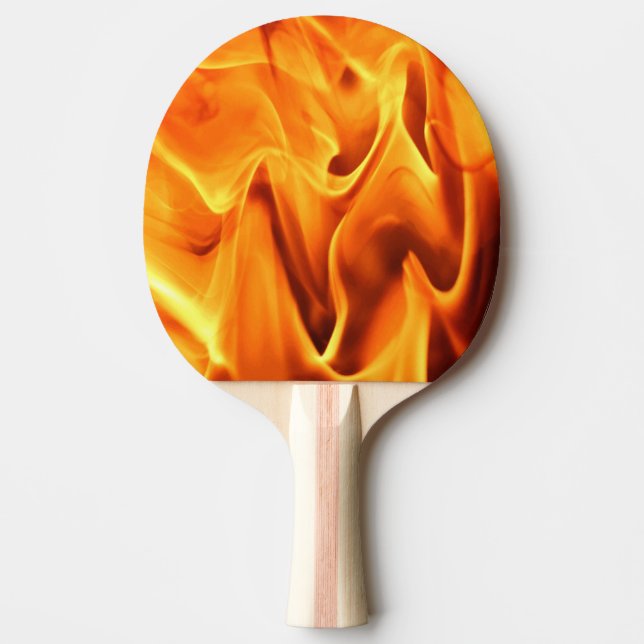 All FIRED UP Ping Pong Paddle (Front)