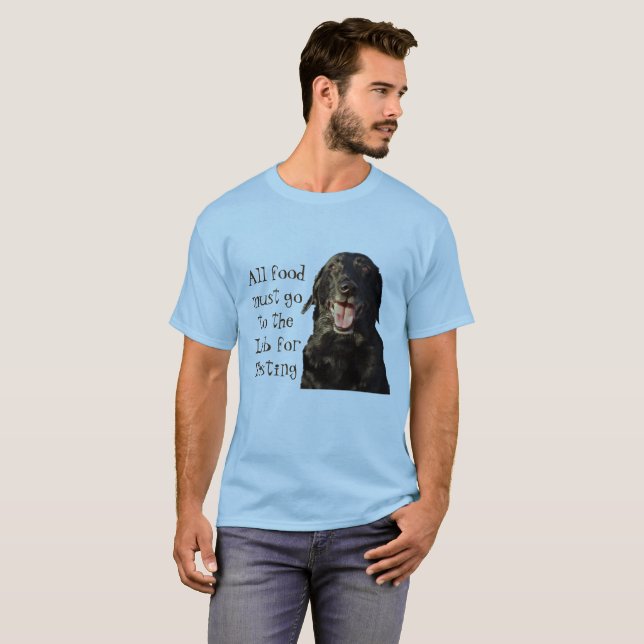 All Food Must go to the Lab for Testing Tee (Front Full)