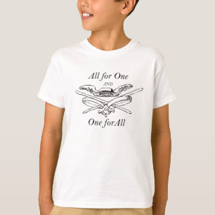 All for One and One for All - The Three Musketeers T-Shirt