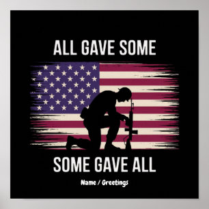All Gave Some, Some Gave All, US Memorial Day Poster