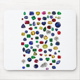 All Gemstones Colourful Mouse Pad