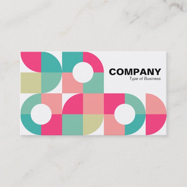 All Geometric v8 Business Card (Front)