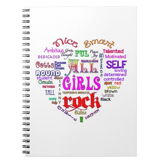 All Girls Rock Notebook (Front)