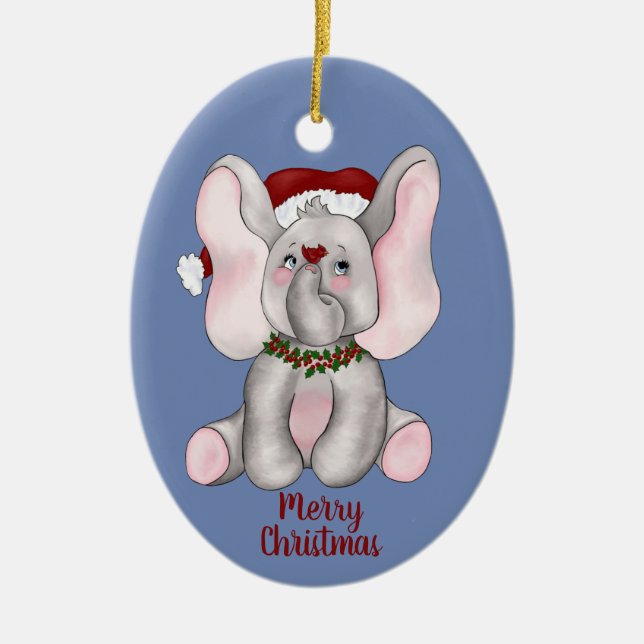 All God's Creatures Ceramic Ornament (Front)