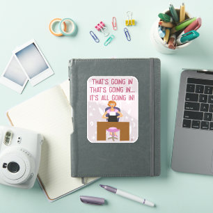 All Going In Funny Retro Kitschy Gal Author Fun