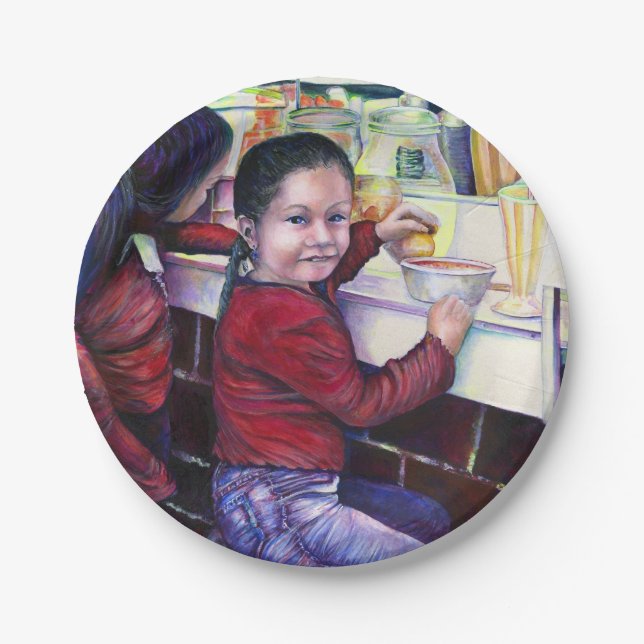 All Good Girls Get Ice Cream Paper Plate (Front)