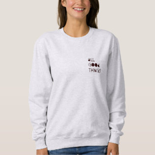 All Good Things (Purple/Grey Spots) Sweatshirt