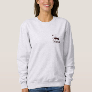 All Good Things (Purple/Grey Spots) Sweatshirt