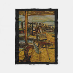 All Great Painting starts with one Brush Stroke Fleece Blanket