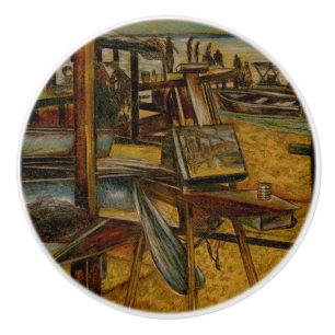 All Great Paintings Start with One Brush Stoke Ceramic Knob