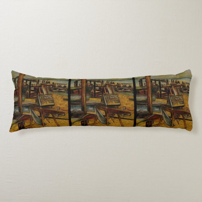 All Great Paintings Starts with One Brush Stoke Body Pillow (Front)