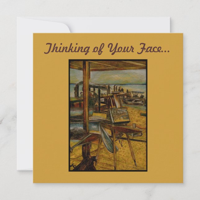 All Great Paintings Starts with One Brush Stoke Card (Front)
