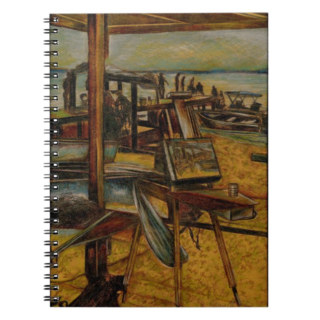 All Great Paintings Starts with One Brush Stoke Notebook (Front)