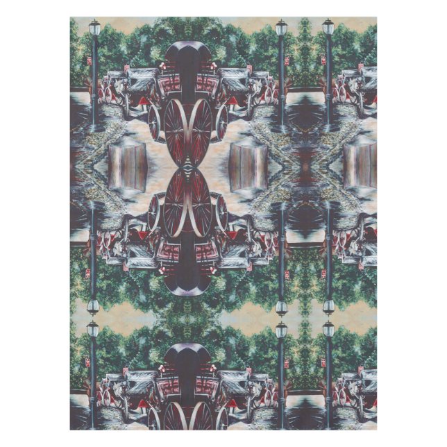 All Great Storms Announce themselves with a breeze Tablecloth (Front)