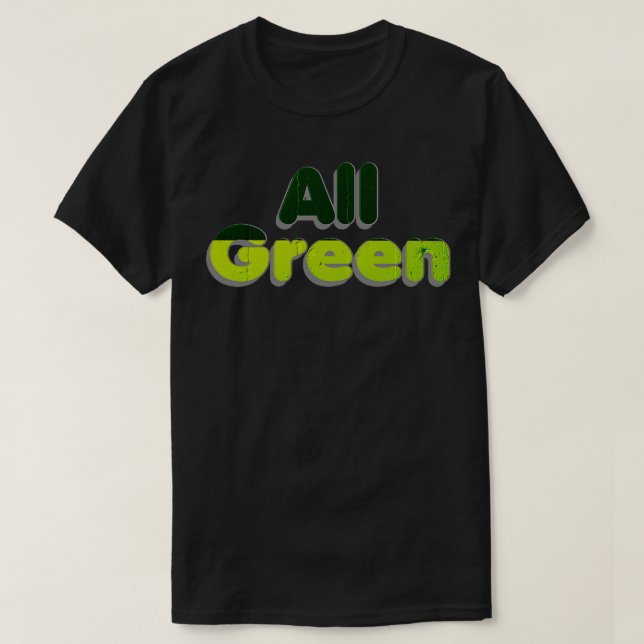 All Green T-Shirt (Design Front)