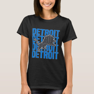 All Grit - Detroit Cool Retro Lion Lovers Detroit  T-Shirt