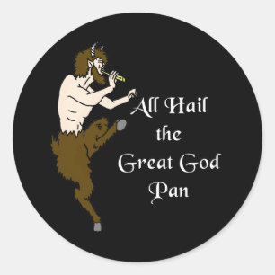 All Hail The Great God Pan Sticker