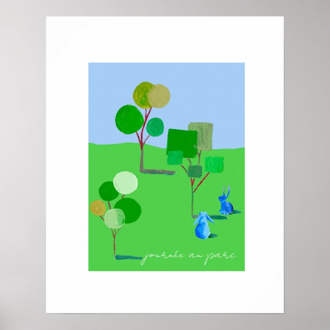 All Hail the Rabbits, Park Day Poster (Front)