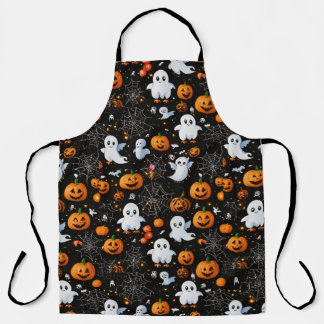 All Hallowee napkins  Pumpkin Part Ove Print Apron