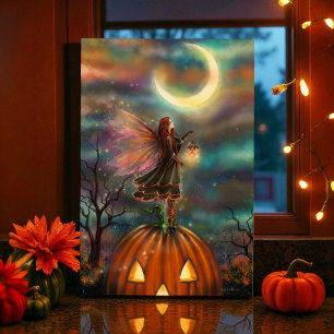 All Hallows' Eve Halloween Fairy Fantasy Art Card