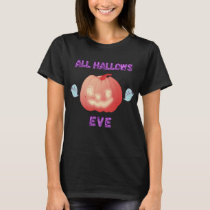 All Hallows Eve Halloween Pumpkin and Ghosts T-Shirt