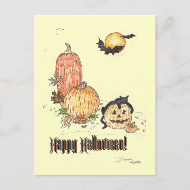 All Hallows Eve Postcard (Front)