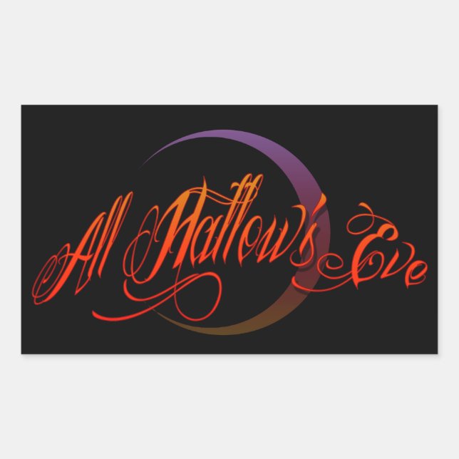 All Hallow's Eve Sticker (Front)