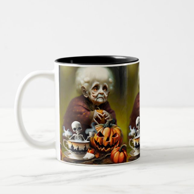 All Hallows Tea Time Two-Tone Coffee Mug (Left)