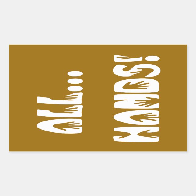 All...Hands Sticker (Front)