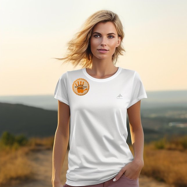 All Hands Support Multiple Sclerosis Awareness 2 Inch Round Button (Creator Uploaded)