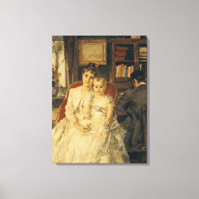 All Happiness  c.1880 Canvas Print (Front)