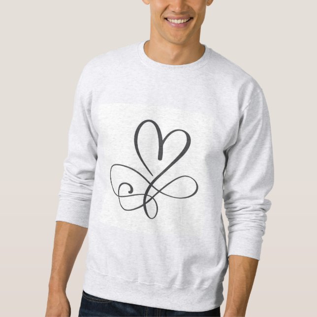 All Heart And Flourish Sweatshirt (Front)