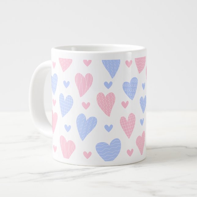 All Heart 🌸 coffee specialty mug (Front Left)