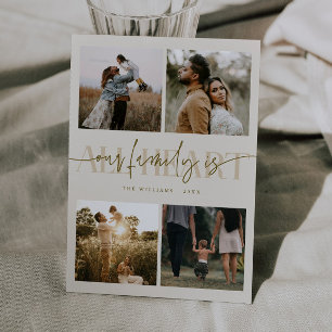 All Heart Cream Multi Photo Valentines Day Holiday Card