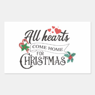 All hearts come home for Christmas Sticker
