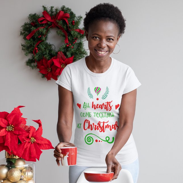 All Hearts Come Together At Christmas Women's T-Shirt (All Hearts Come Together At Christmas Women's T-Shirt)